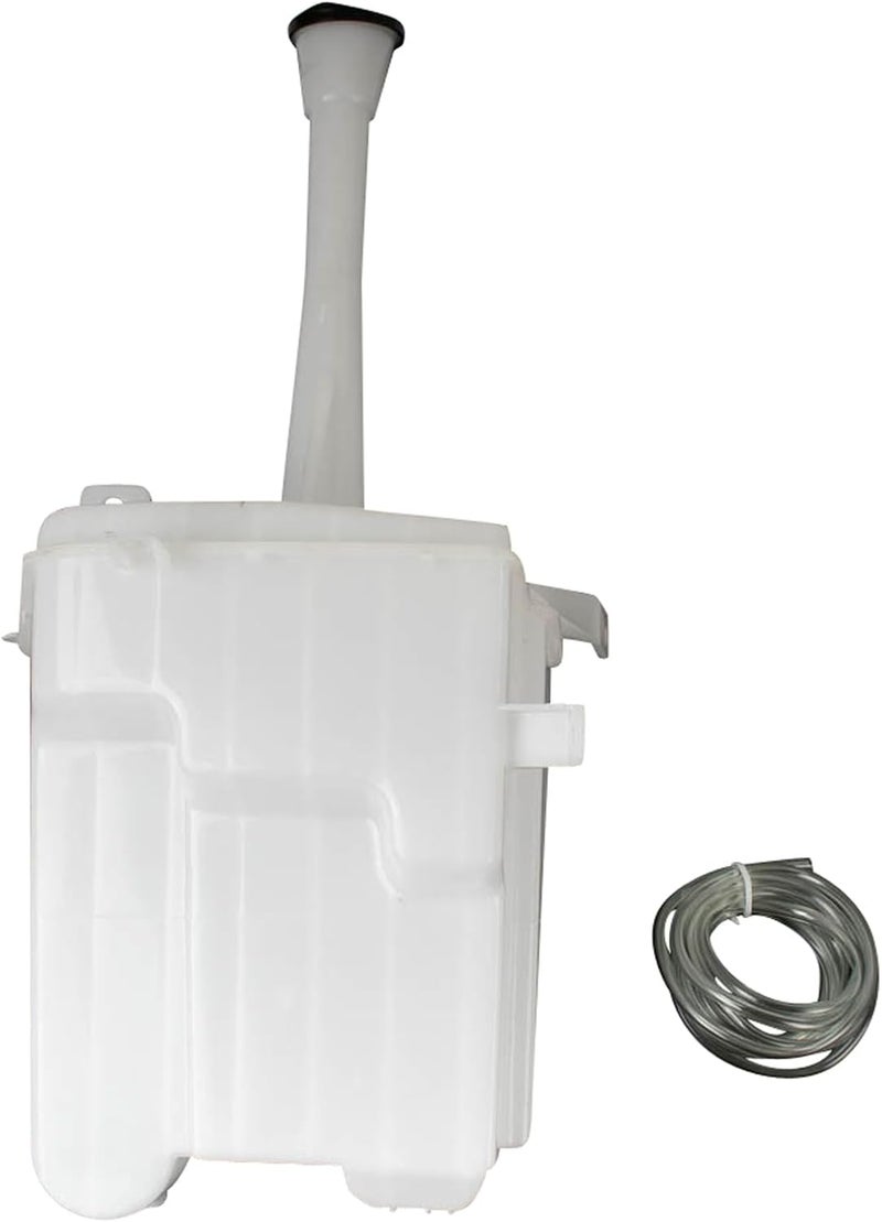 TRQ Windshield Washer Reservoir Assembly Washer Pump Compatible with 2009-2013 Toyota Corolla With Low Fluid Sensor 2009-2013 Matrix With Low Fluid Sensor Without Rear Wiper - Image 1